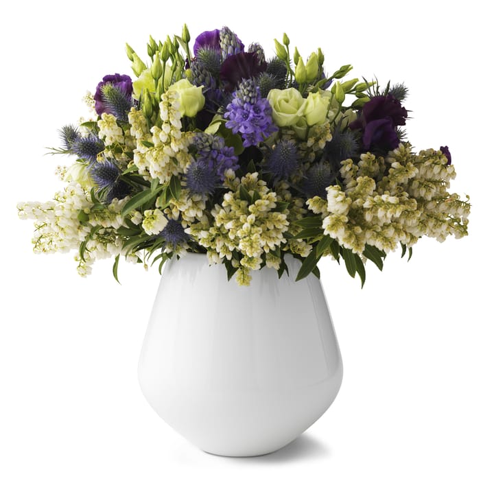White Fluted Vase, 20,5 Royal Copenhagen