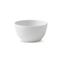 White Fluted Zuckerschale, 15cl Royal Copenhagen