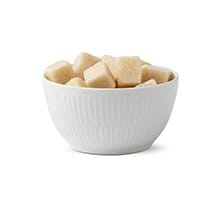 White Fluted Zuckerschale, 15cl Royal Copenhagen