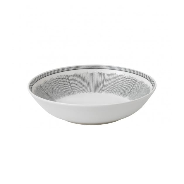 Grey Lines tiefer Teller, 24cm Royal Doulton