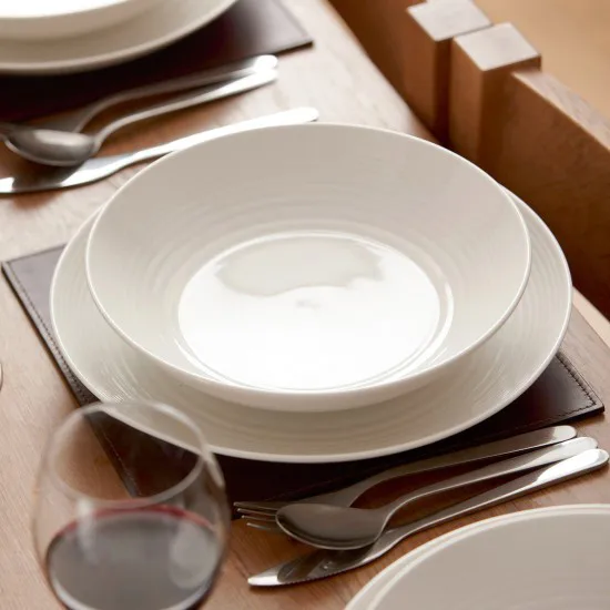 Maze tiefer Teller 24cm, Weiß Royal Doulton