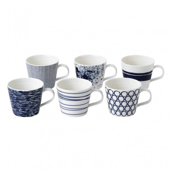 Pacific Tasse blau 6 Teile - Klein - Royal Doulton