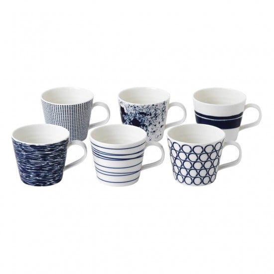 Royal Doulton Pacific Tasse blau 6 Teile Klein