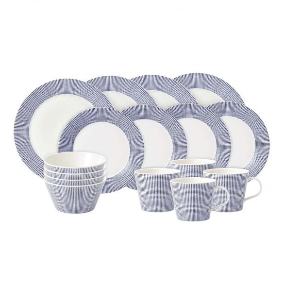 Pacific Teller-Set 16 Teile - Dot - Royal Doulton