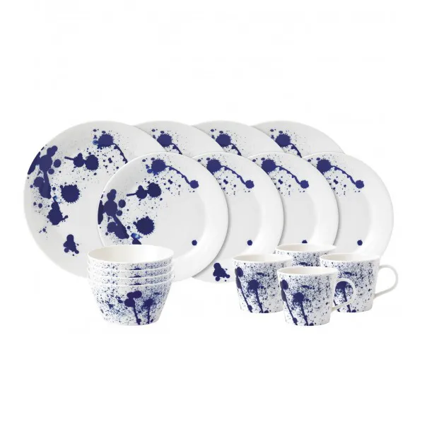 Pacific Teller-Set 16 Teile, Splash Royal Doulton