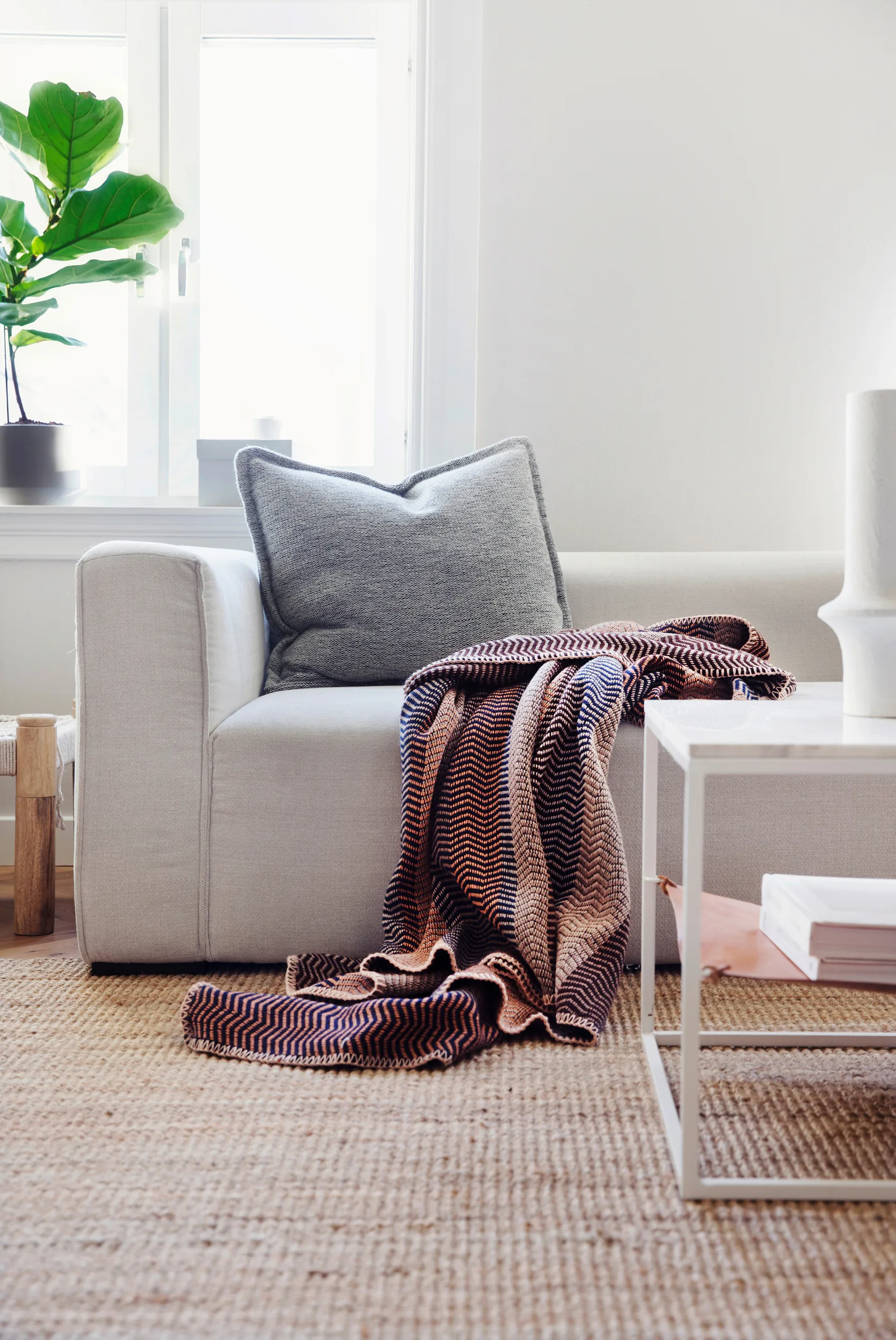 Fri Decke 150x200 cm, By the fire Røros Tweed