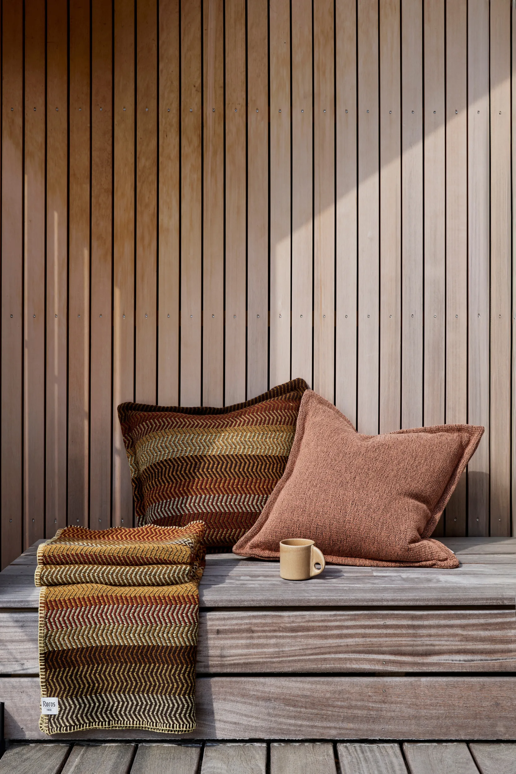 Fri Kissen 60x60 cm, Stubble field Røros Tweed