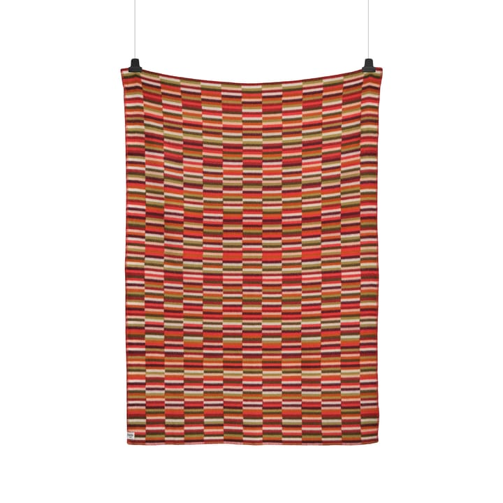 Ida Decke 135x200 cm - Red shades - Røros Tweed