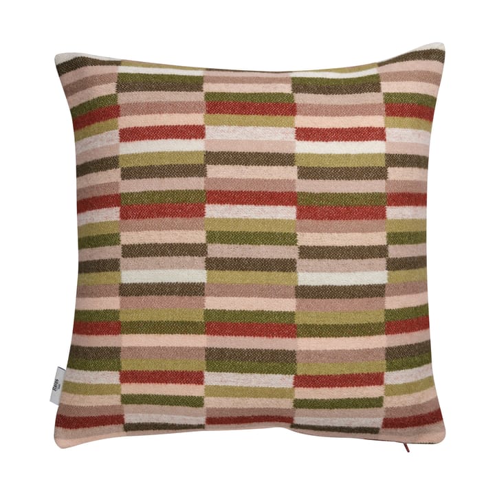 Ida Kissen 50x50 cm - Olive burgundy - Røros Tweed