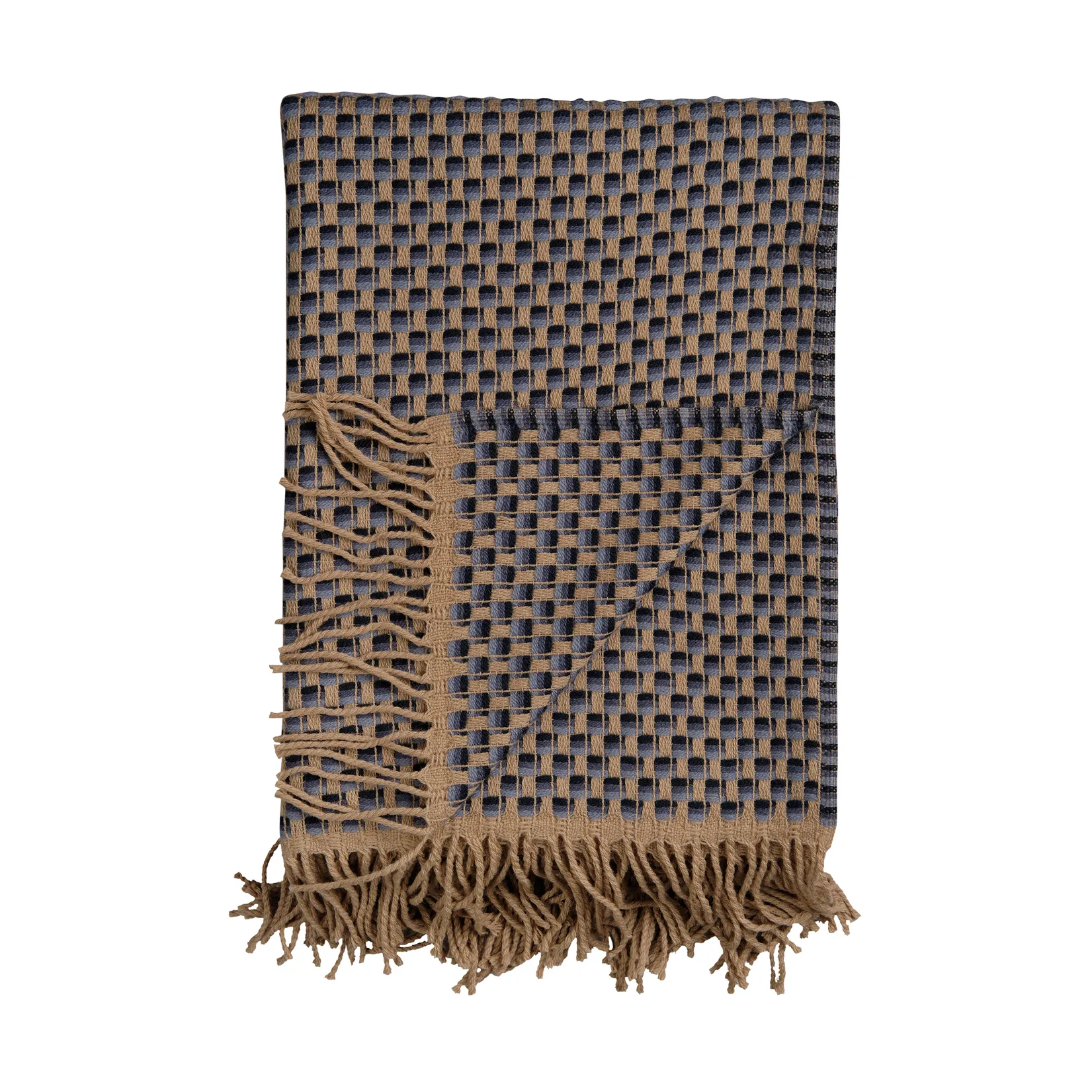 Isak Decke 150x210 cm, Far away blue Røros Tweed