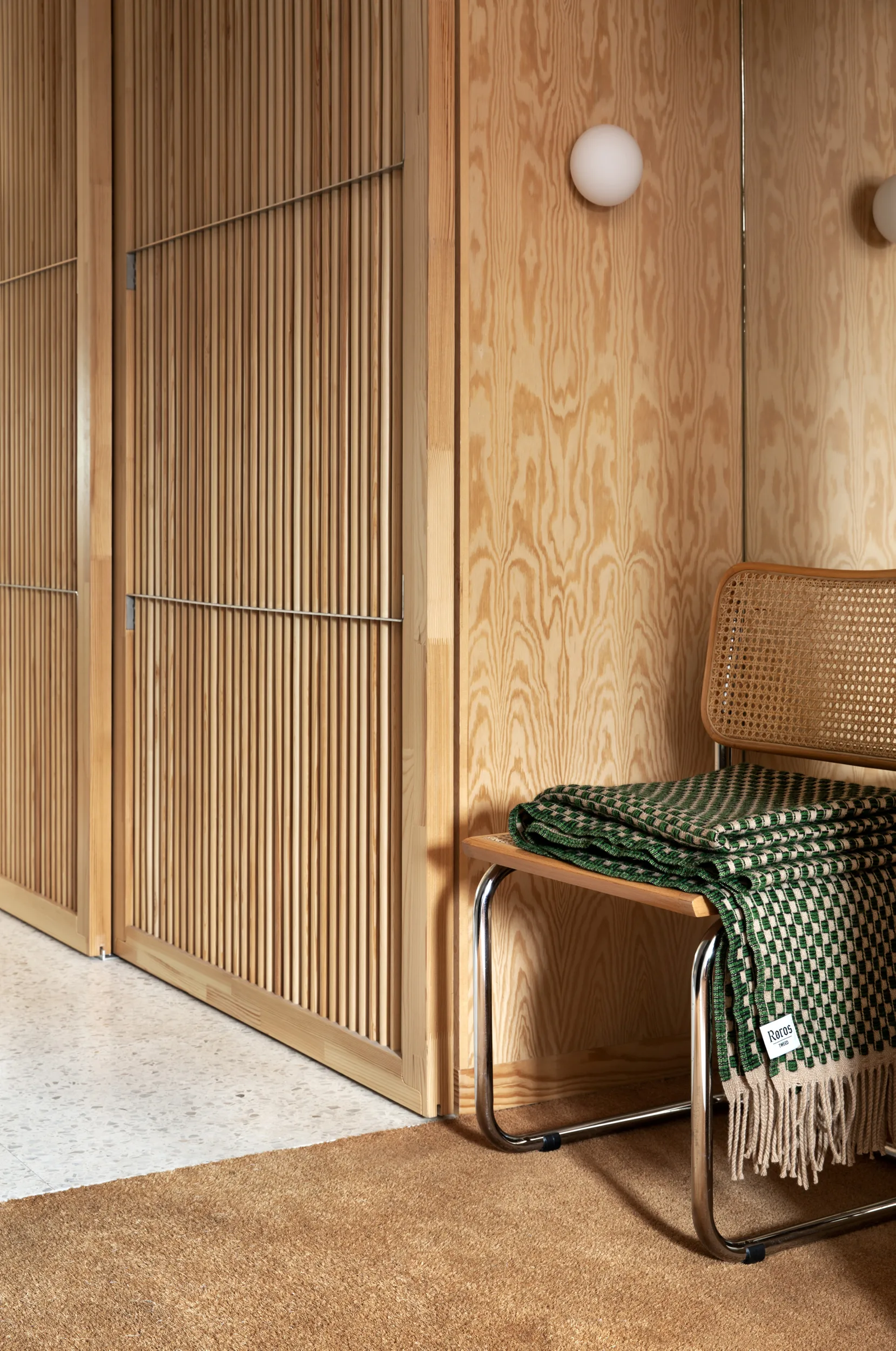 Isak Decke 150x210 cm, Meadow Røros Tweed