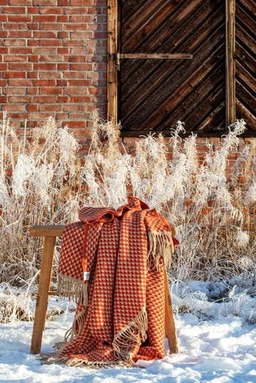 Isak Decke 150x210 cm - Red sumac - Røros Tweed