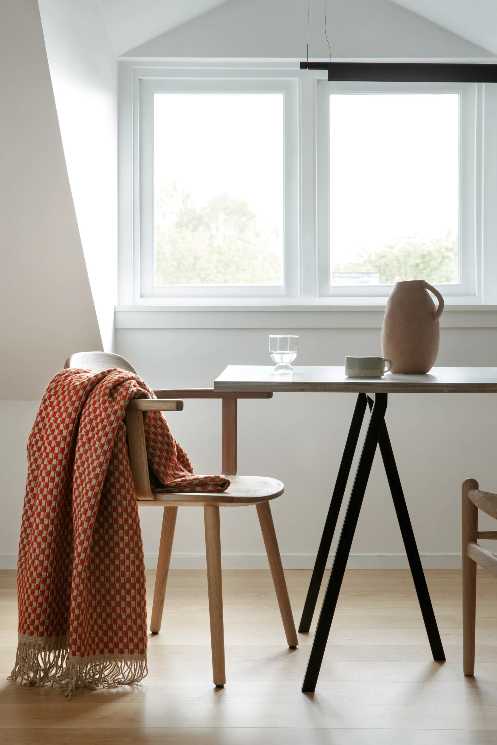 Isak Decke 150x210 cm, Red sumac Røros Tweed