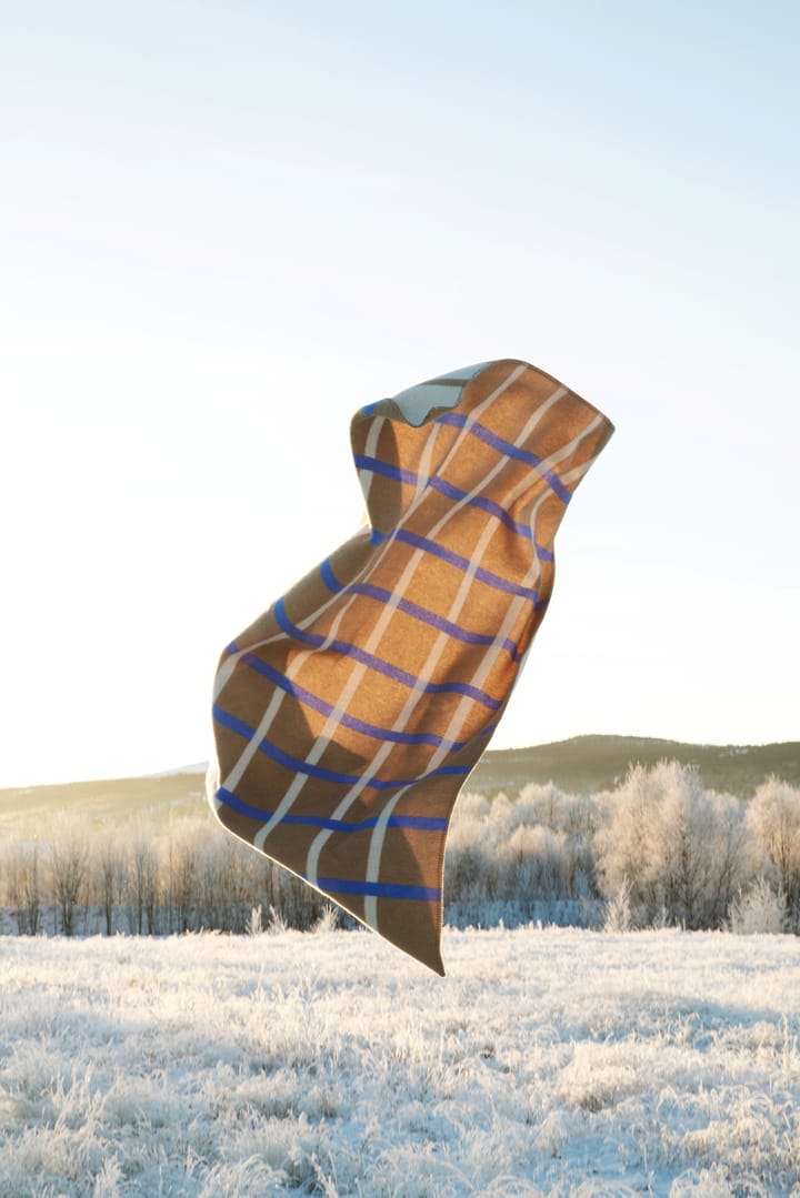 Knut Decke 135x200 cm - Taupe - Røros Tweed