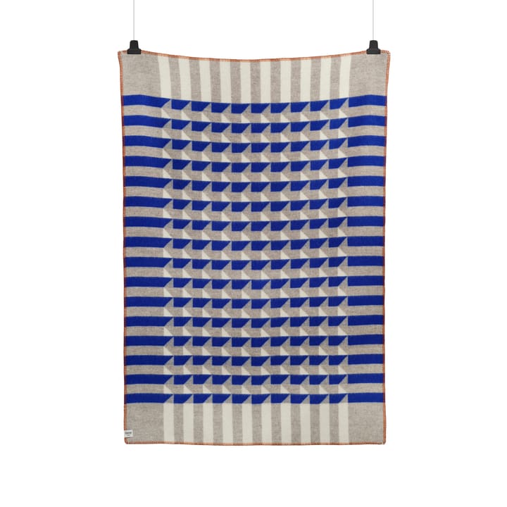 Kvam Decke 135x200 cm - Blue - Røros Tweed