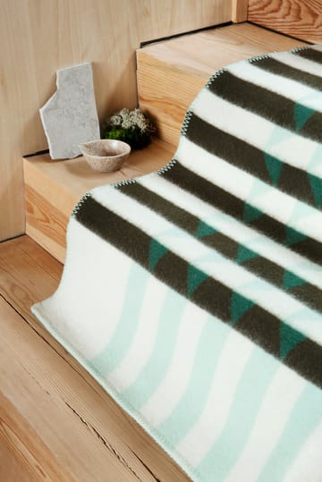 Kvam Decke 135x200 cm - Green - Røros Tweed