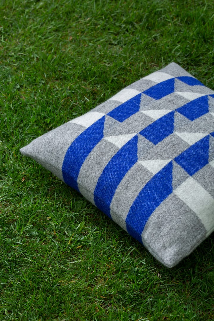 Kvam Kissen 50x50 cm - Blue - Røros Tweed