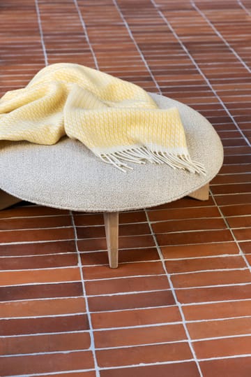 Mello Decke 150x210 cm - Lemon yellow - Røros Tweed