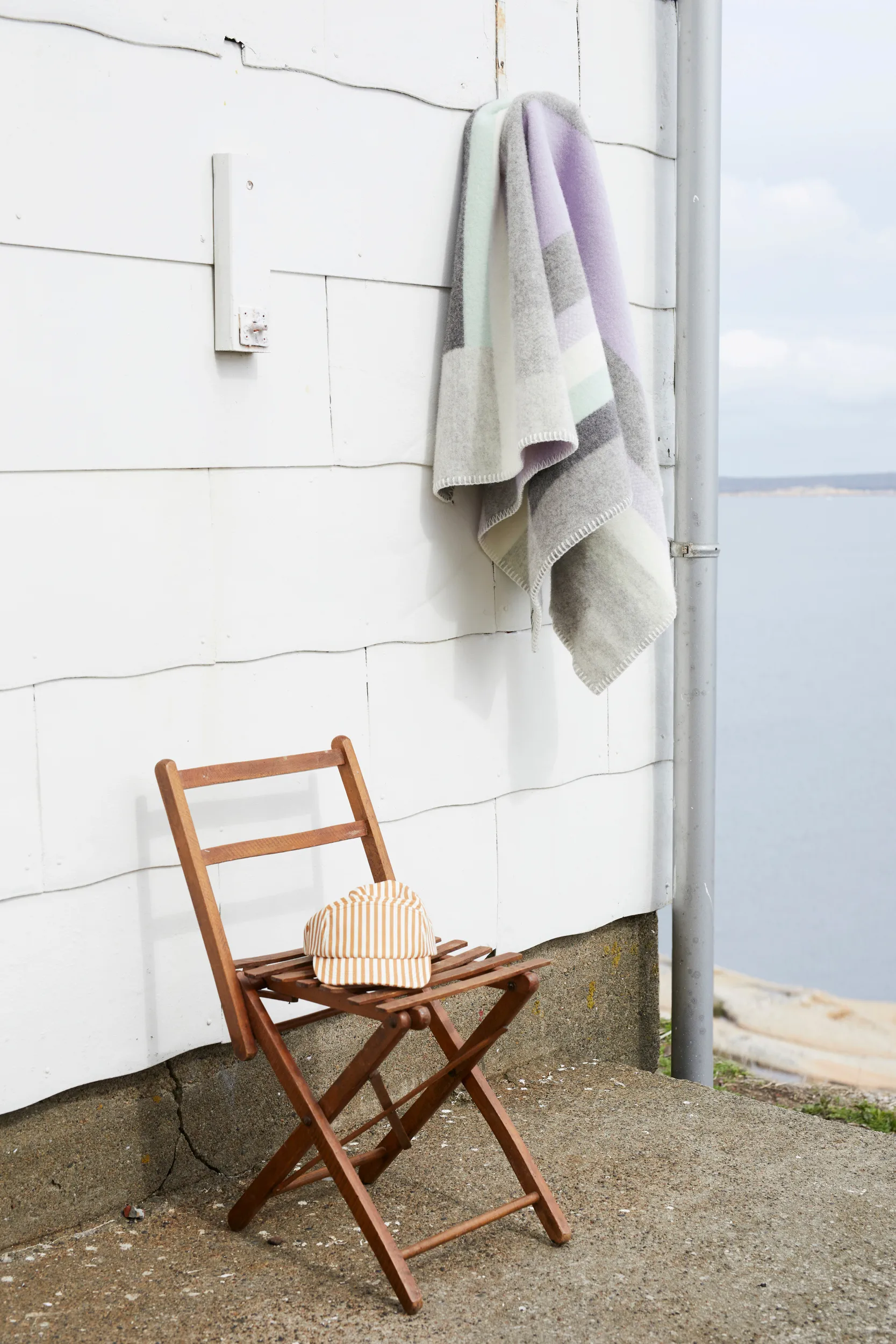 Mikkel Decke 135x200 cm, Grey Røros Tweed