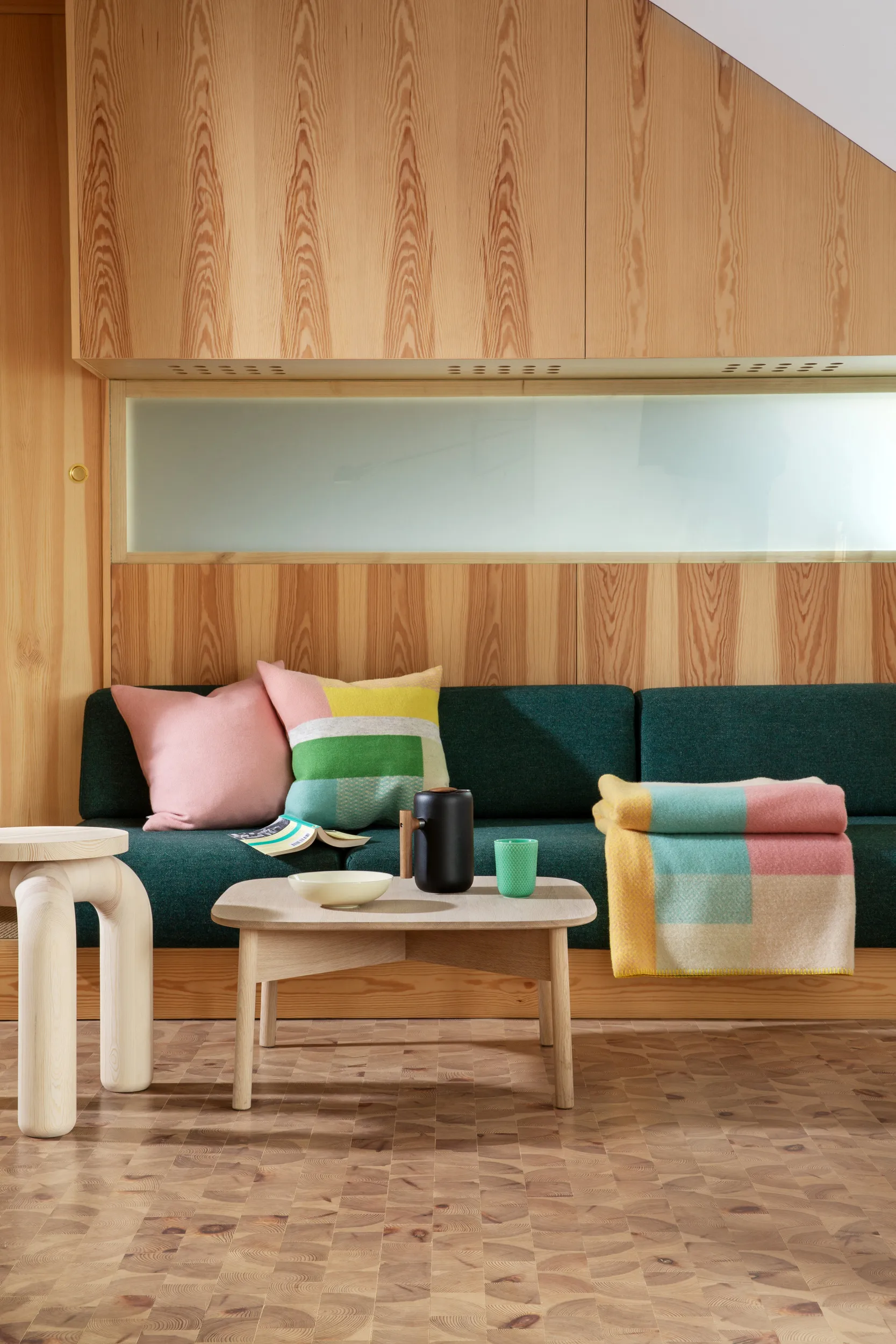 Mikkel Decke 135x200 cm, Pastel Røros Tweed