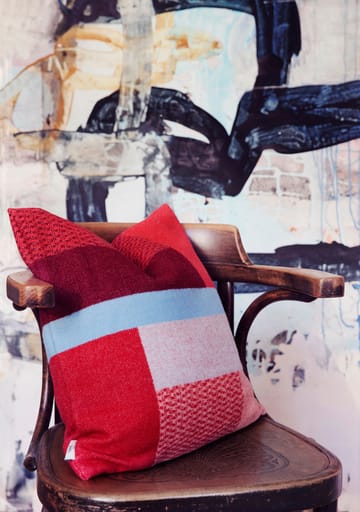 Mikkel Kissen 50x50 cm - Red - Røros Tweed