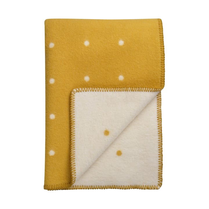 Pastille Decke 135x200 cm, Sun yellow Røros Tweed