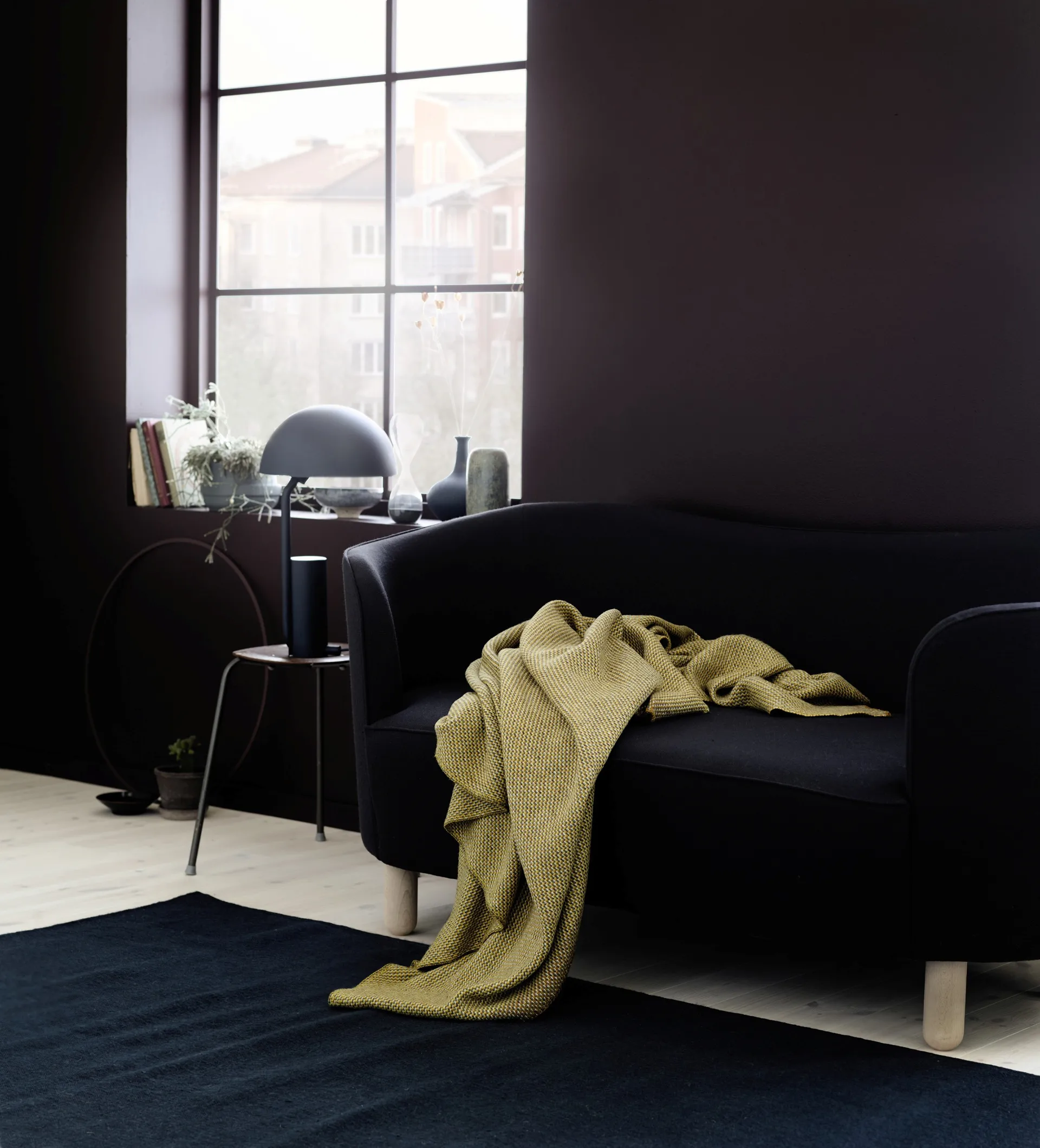 Una Decke 150x200 cm, Ochre Røros Tweed
