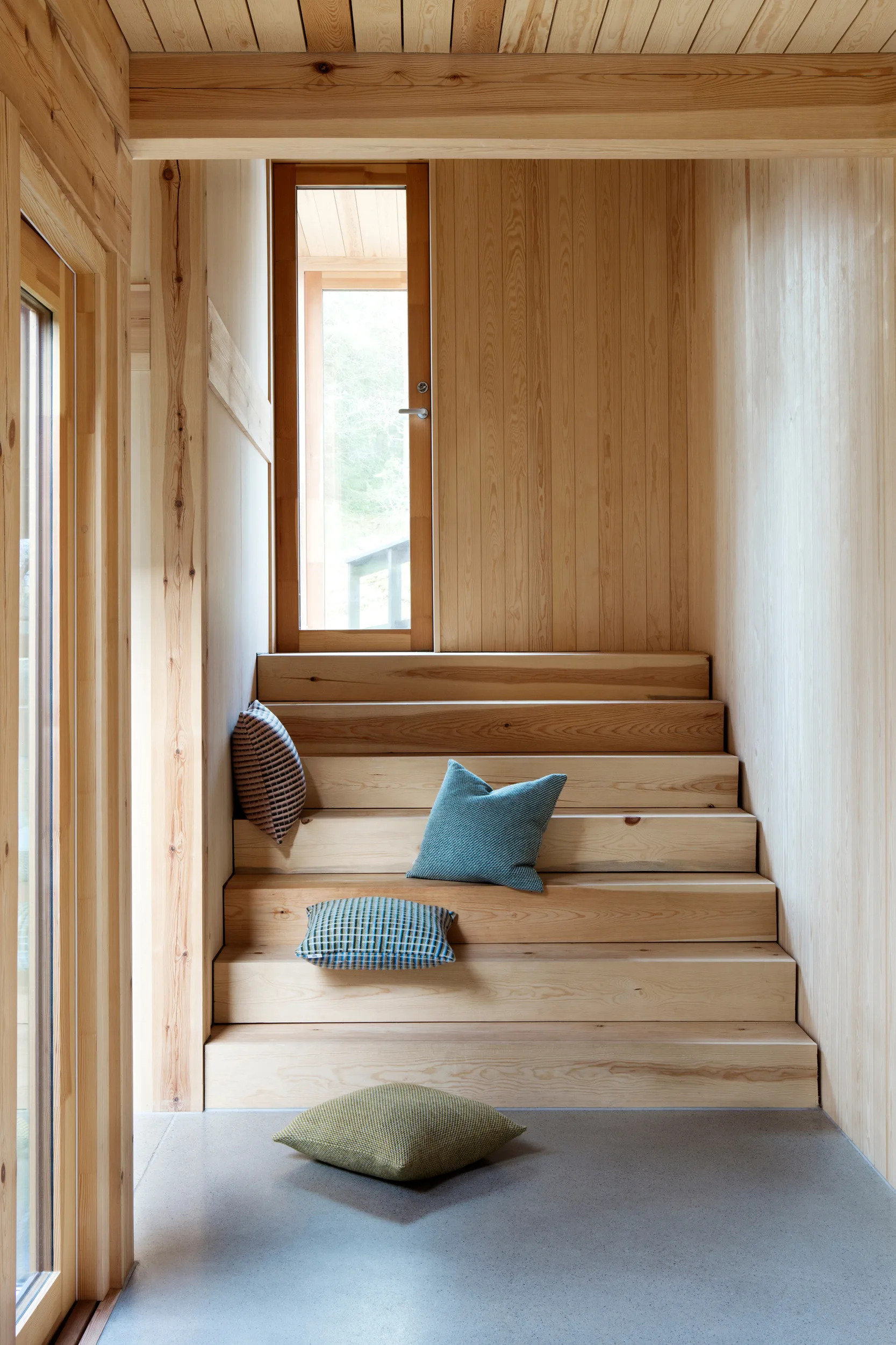 Una Kissen 50x50 cm, Blue Røros Tweed