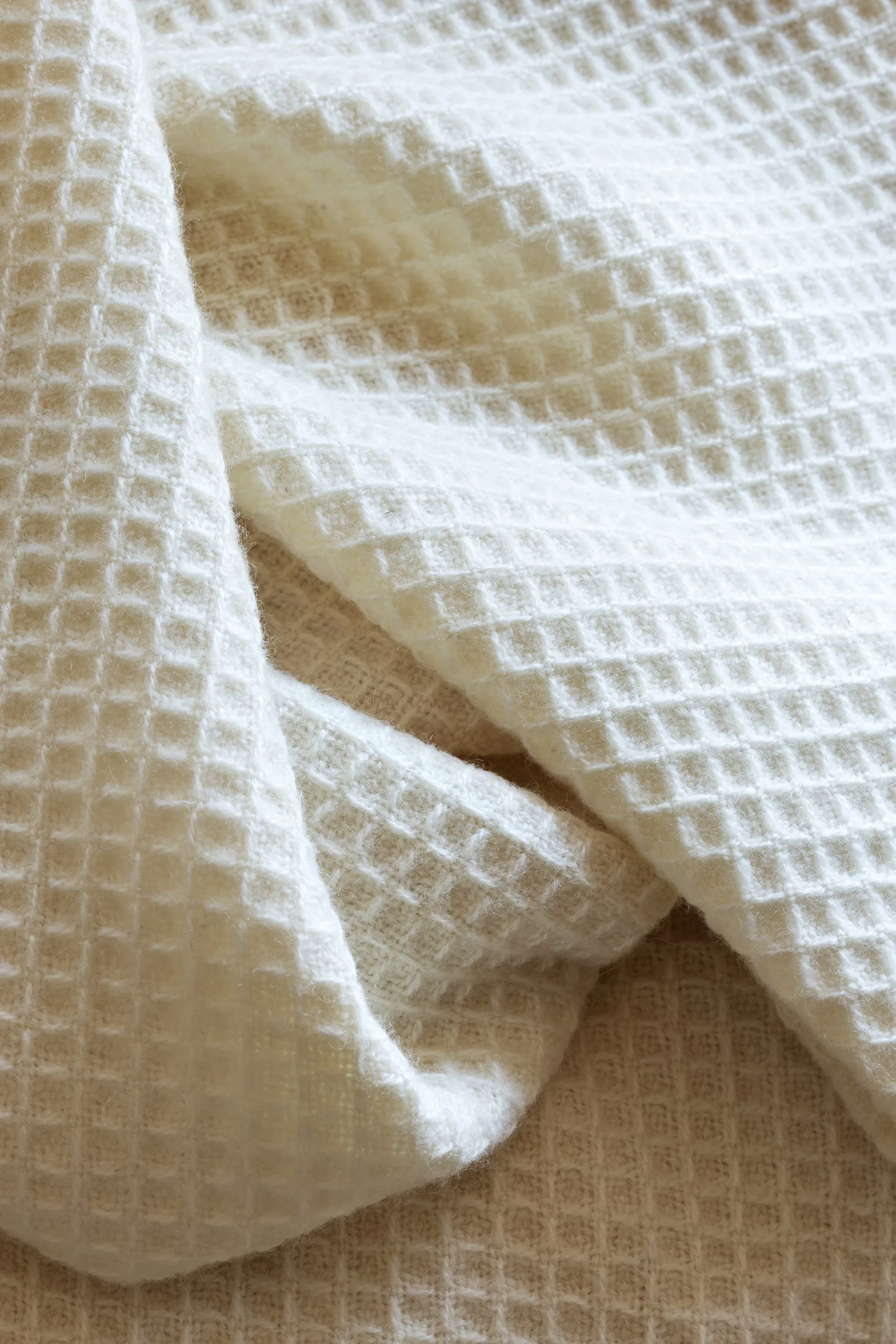 Vega Decke 150x210 cm, Natural Røros Tweed