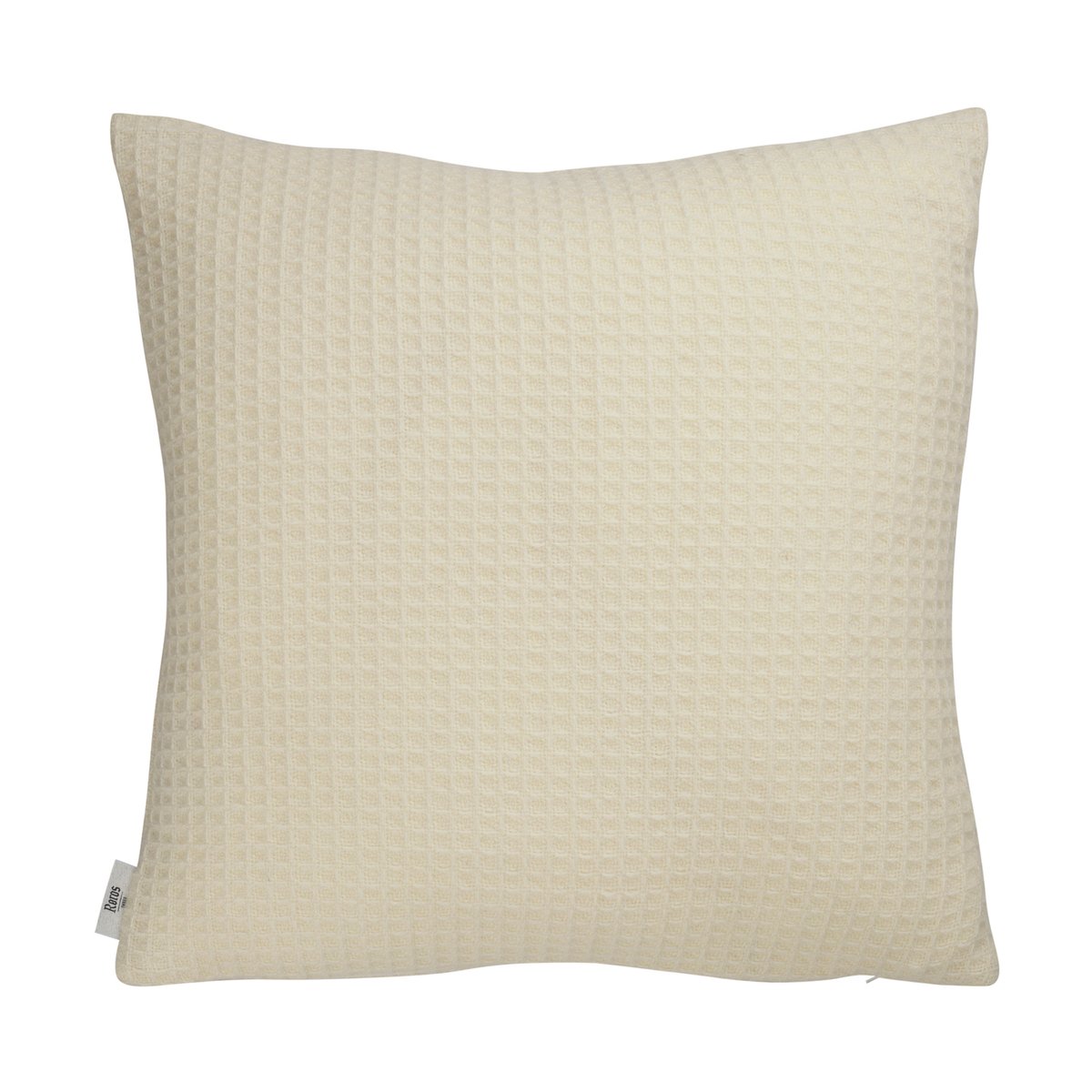 Roros Tweed Vega Kissen 50x50 cm Natural | Skandinavisches Design | Zier- & Dekokissen | Weiß