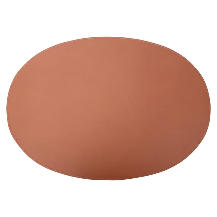 Ørskov Platzdecke Leder oval 47 x 34cm - Cognac - Ørskov