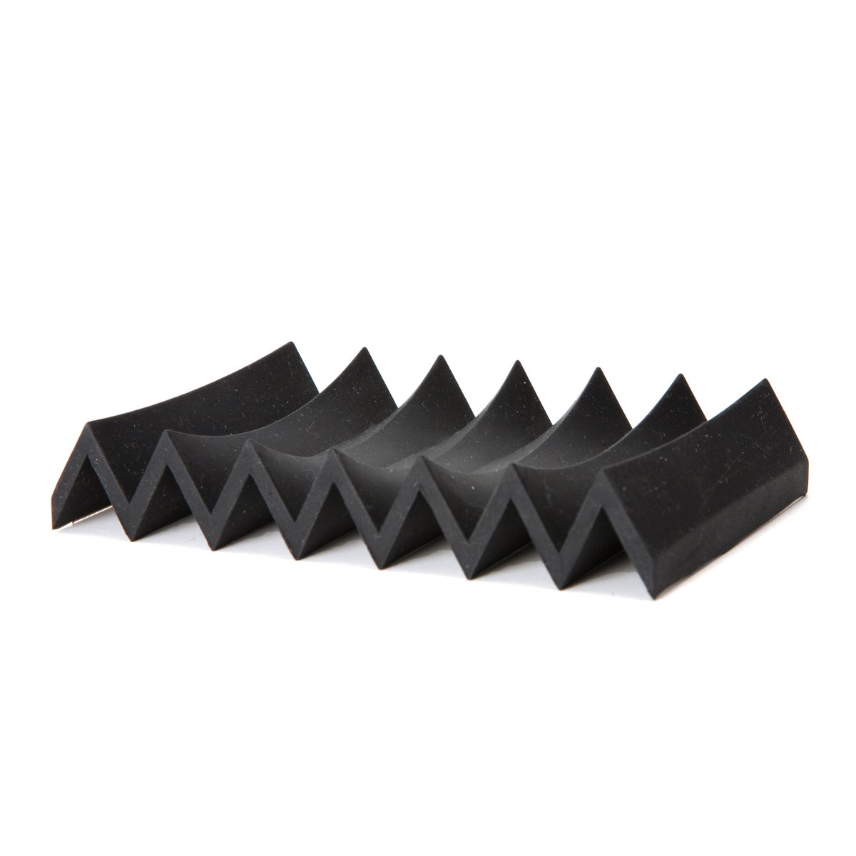 orskov Zigzag Seifenablage Schwarz | Skandinavisches Design | Seifenspender & Seifenschalen | Schwarz