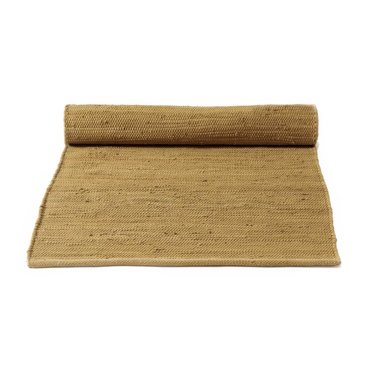 Cotton Teppich 140 x 200cm - Burnished bernstein (gelb) - Rug Solid