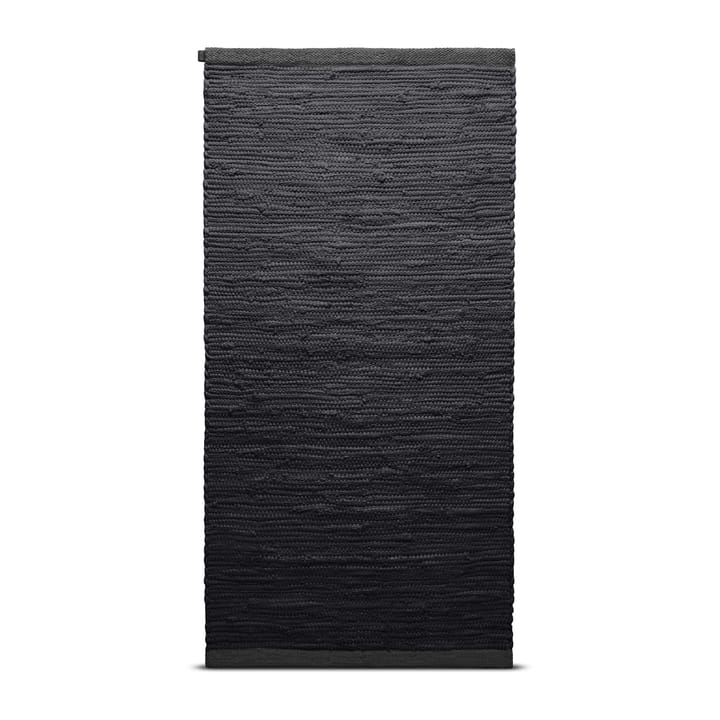 Cotton Teppich 140 x 200cm - Charcoal - Rug Solid