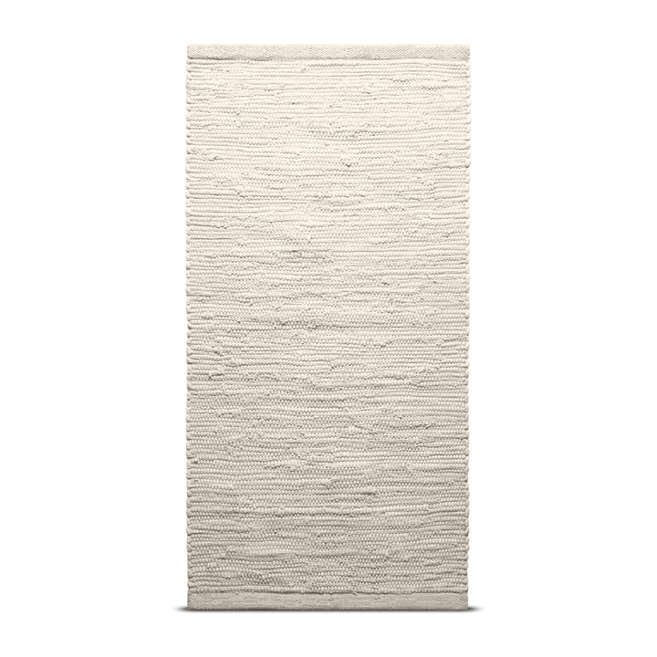 Cotton Teppich 140 x 200cm - desert white (weiß) - Rug Solid