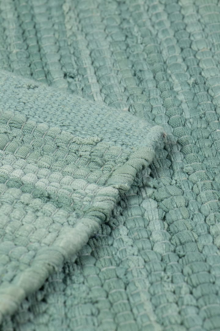 Cotton Teppich 140 x 200cm - Dusty jade (minzgrün) - Rug Solid