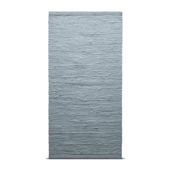 Cotton Teppich 140 x 200cm - Light grey (hellgrau) - Rug Solid