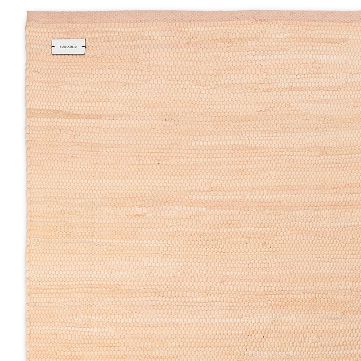 Cotton Teppich 140 x 200cm - Soft peach (orange) - Rug Solid