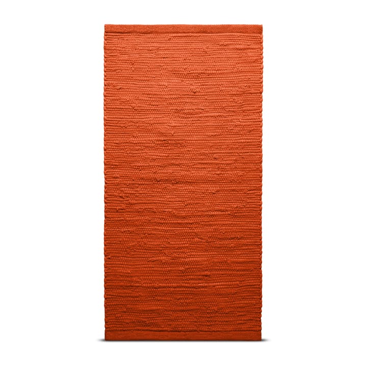 Cotton Teppich 140 x 200cm - Solar orange (orange) - Rug Solid