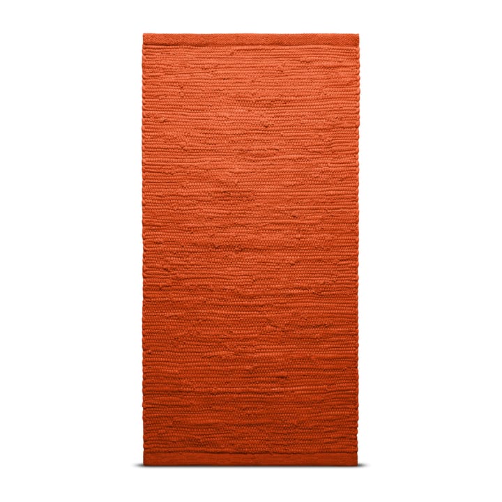 Cotton Teppich 140 x 200cm - Solar orange (orange) - Rug Solid