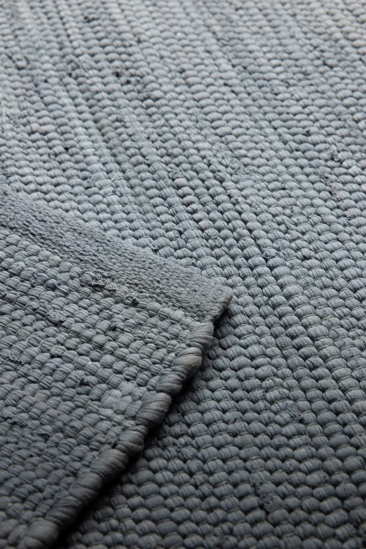 Cotton Teppich 140 x 200cm, Steel grey (grau) Rug Solid