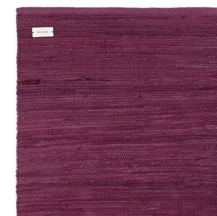 Cotton Teppich 60 x 90cm - Bold raspberry (dunkelrosa) - Rug Solid