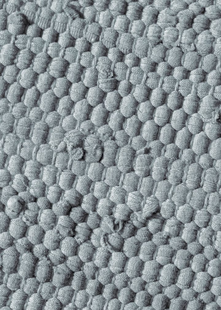 Cotton Teppich 60 x 90cm - Light grey (hellgrau) - Rug Solid