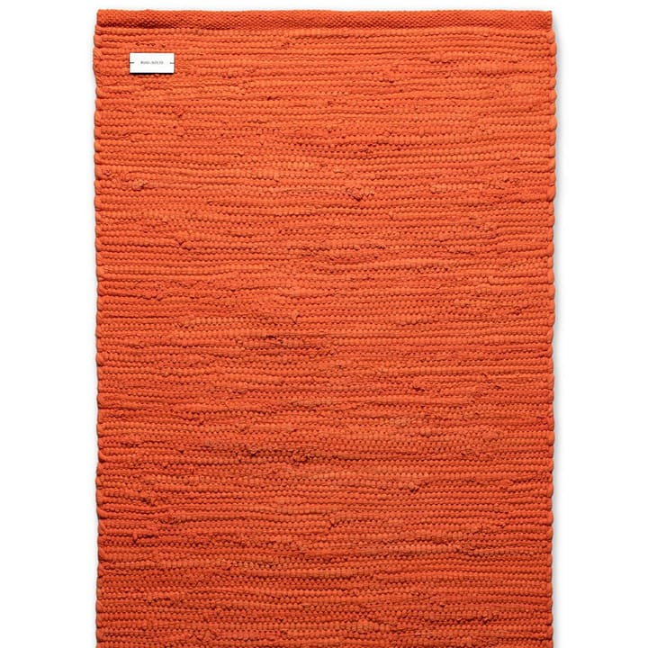 Cotton Teppich 60 x 90cm - Solar orange (orange) - Rug Solid