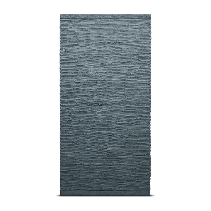 Cotton Teppich 60 x 90cm - Steel grey (grau) - Rug Solid