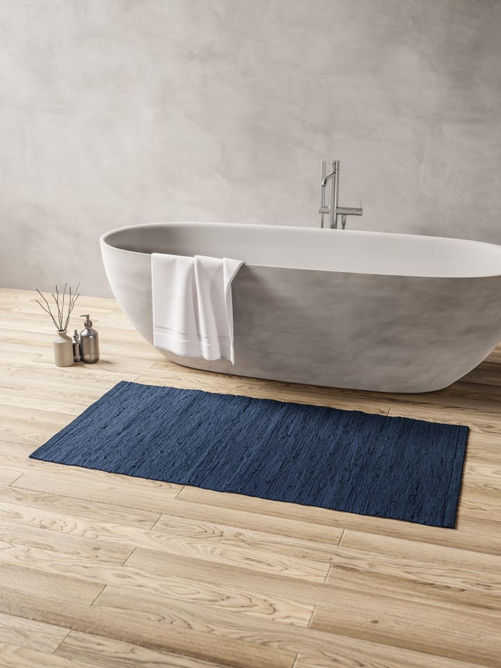 Cotton Teppich 65 x 135cm, Blueberry Rug Solid