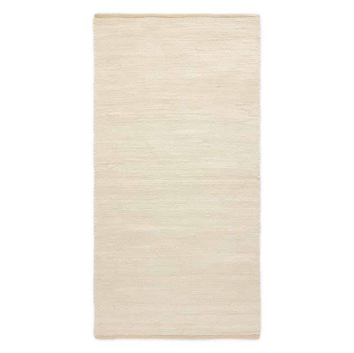 Cotton Teppich 65 x 135cm - desert white (weiß) - Rug Solid
