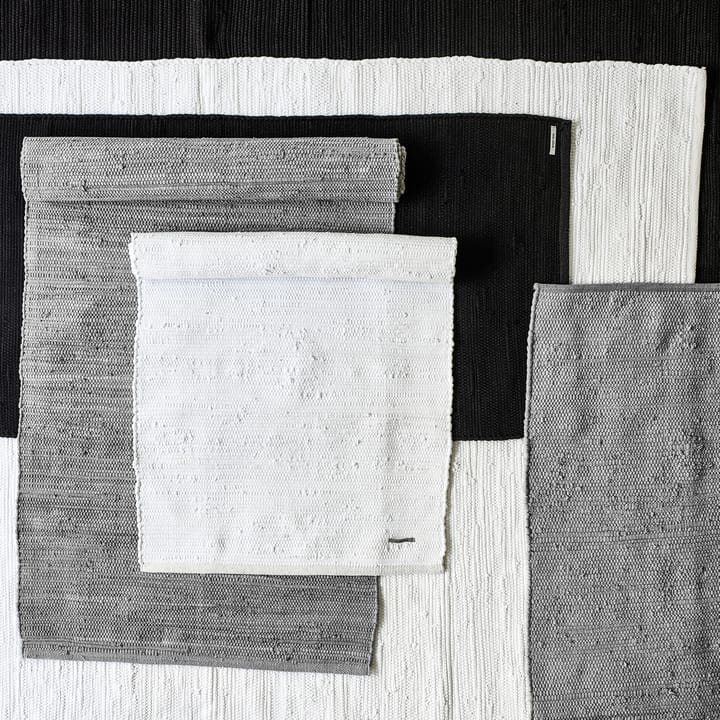 Cotton Teppich 65 x 135cm, Light grey (hellgrau) Rug Solid