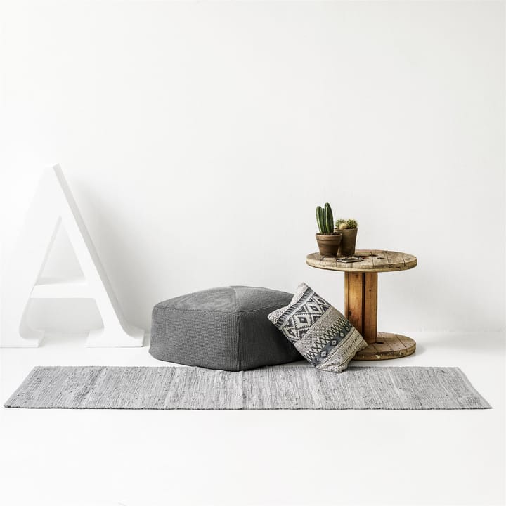 Cotton Teppich 65 x 135cm, Light grey (hellgrau) Rug Solid