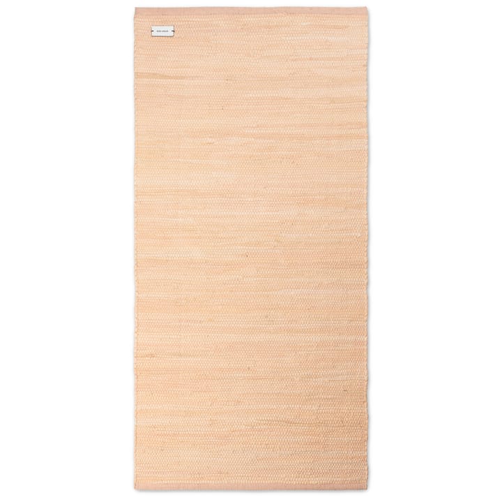 Cotton Teppich 65 x 135cm - Soft peach (orange) - Rug Solid